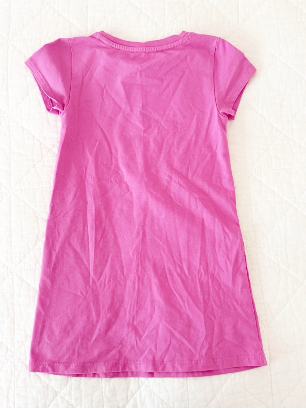 Nike 4T Kids Girls Pink Floral Swoosh Casual Dress - Picture 4 of 4